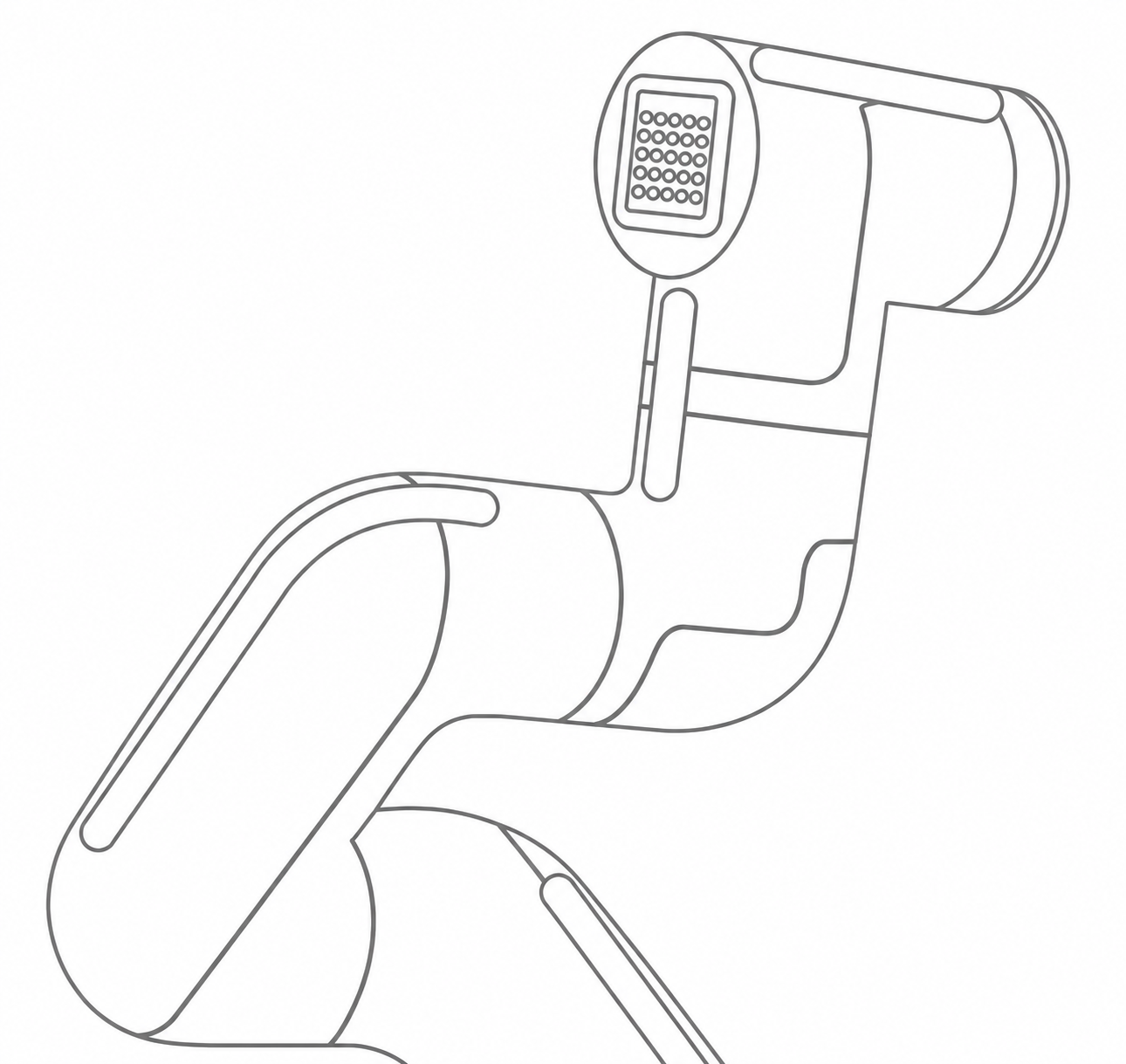 Elephant Robotics line-art robot illustration